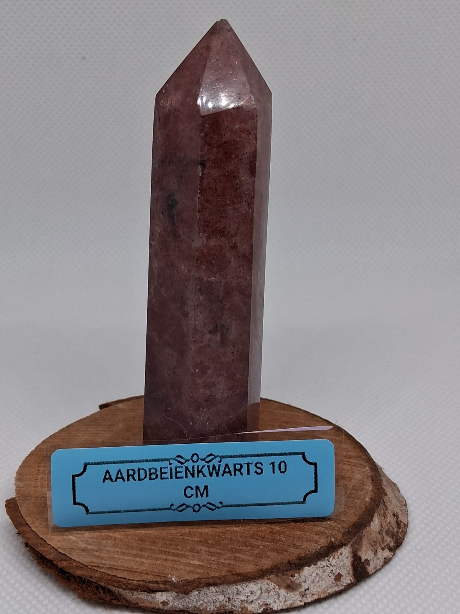 Aardbeienkwarts Punt 10 cm | Liefde, Vreugde & Positiviteit
