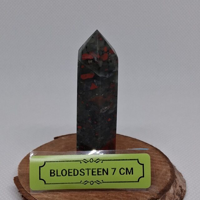 Bloedsteen Toren | 7 cm | Kracht, Moed & Levensenergie