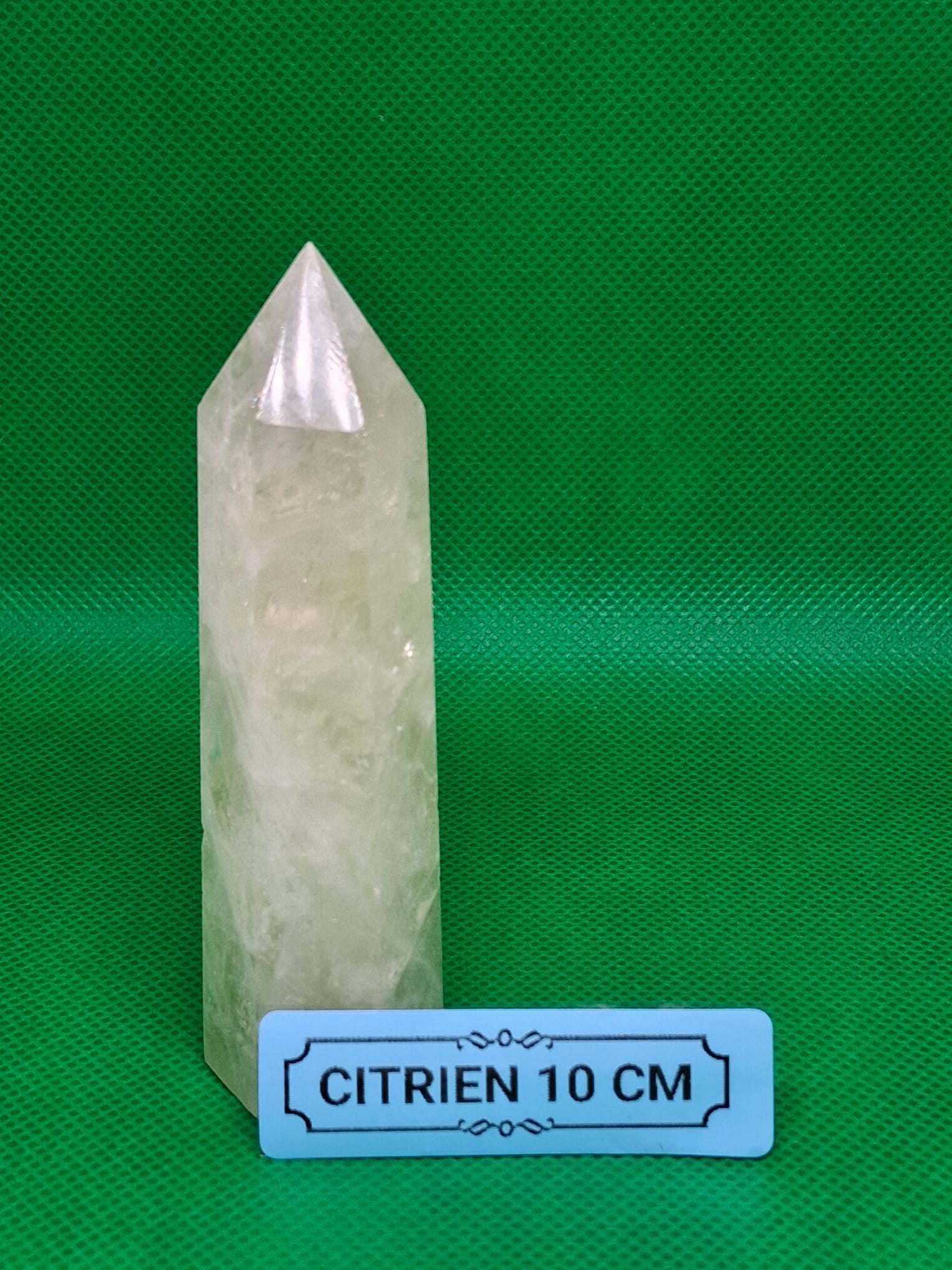 Citrien Toren | 10 cm | Energie, Overvloed & Zelfvertrouwen