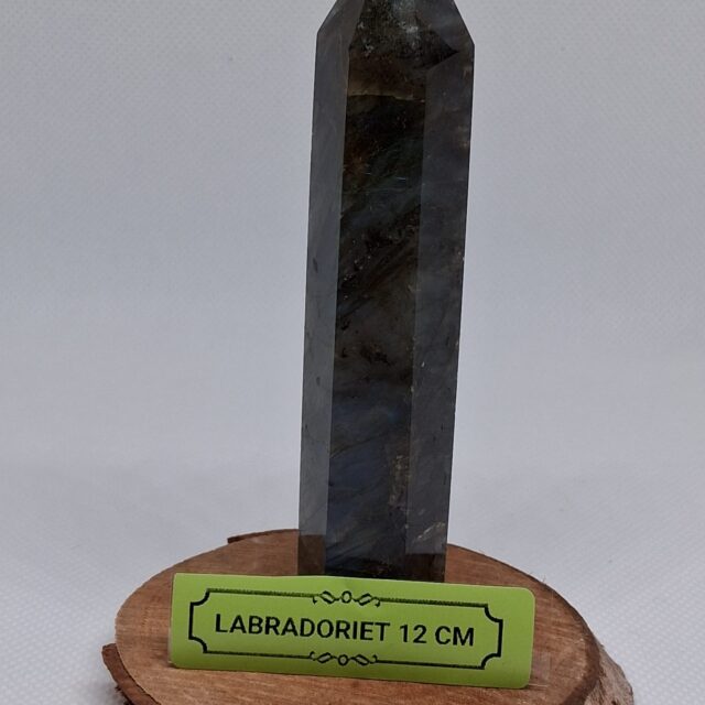 Labradoriet Toren | 12 cm | Bescherming, Intuïtie & Transformatie