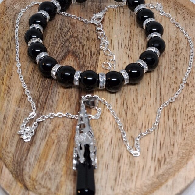 Obsidiaan Sieradenset – Bescherming & Zuivering