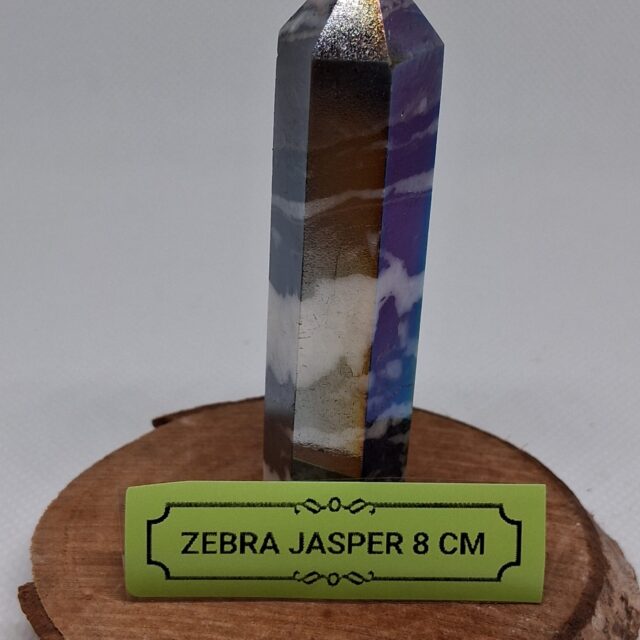 Zebra Jasper Obelisk – Balans & Focus