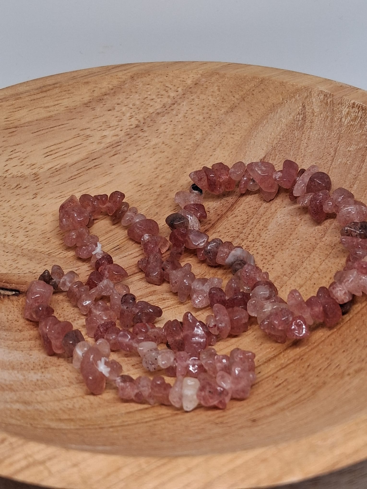 Aardbeienkwarts (Liefde • Vreugde • Emotionele Balans) Split Armband