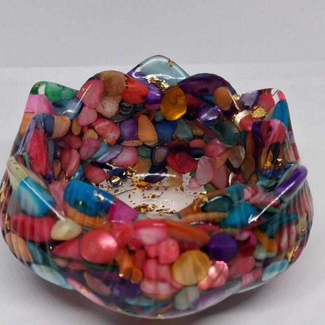 Multicolor (harmoniserend, opbeurend, creativiteitsstimulerend) Waxinehouder
