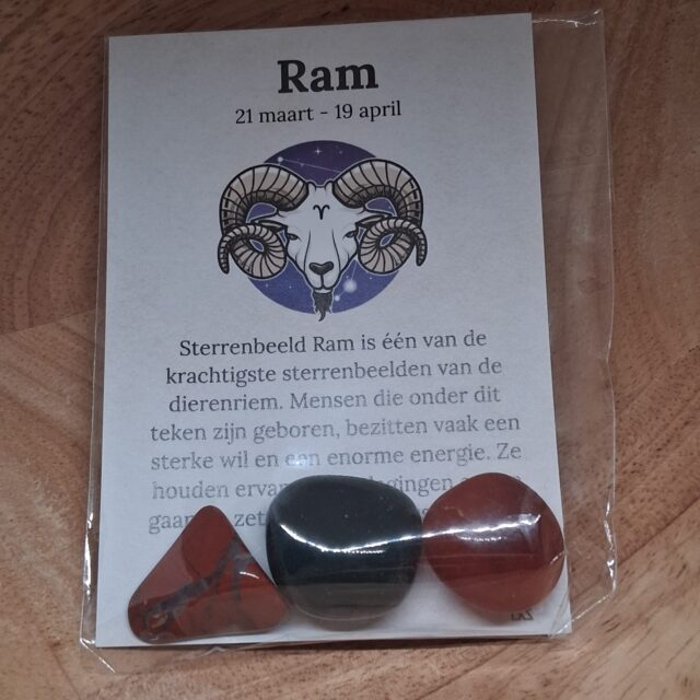 Sterrenbeeld Ram 21 maart - 19 april - Hematiet, Carneool, Rode Jaspis