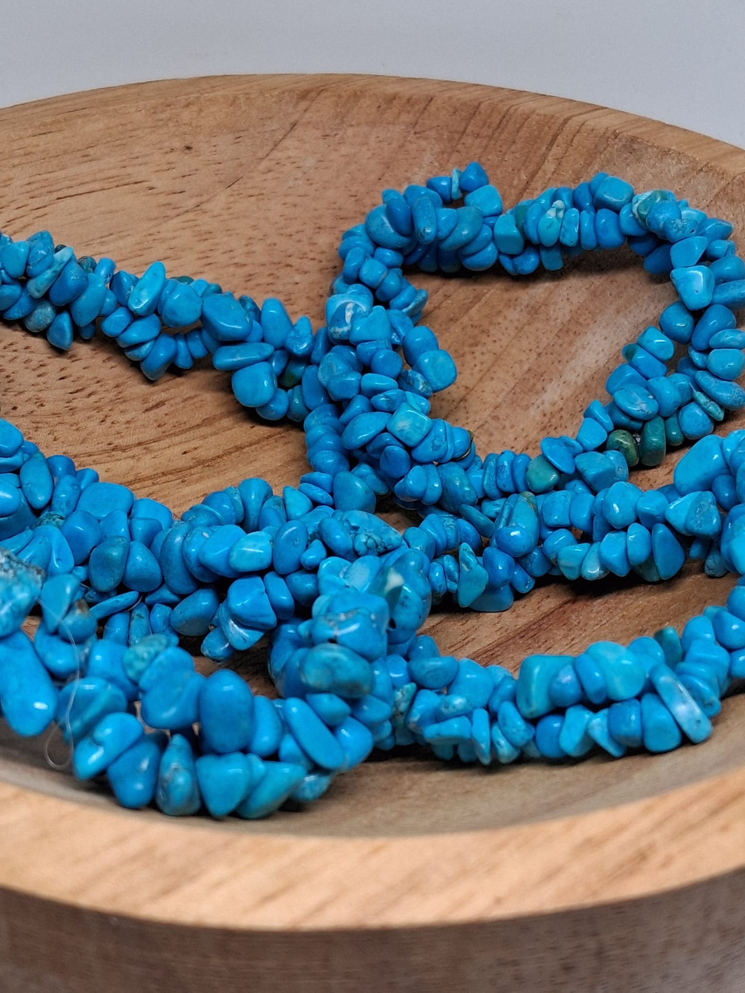 Turkoois Blauw (Bescherming • Communicatie • Balans) Split Armband 3-Laags