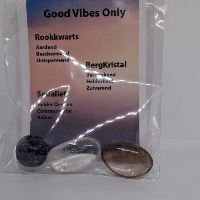 Setje voor Good Vibes Only – Geschenkverpakking