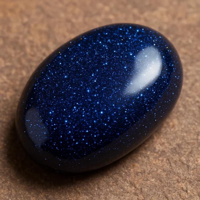 Blauwe goudsteen